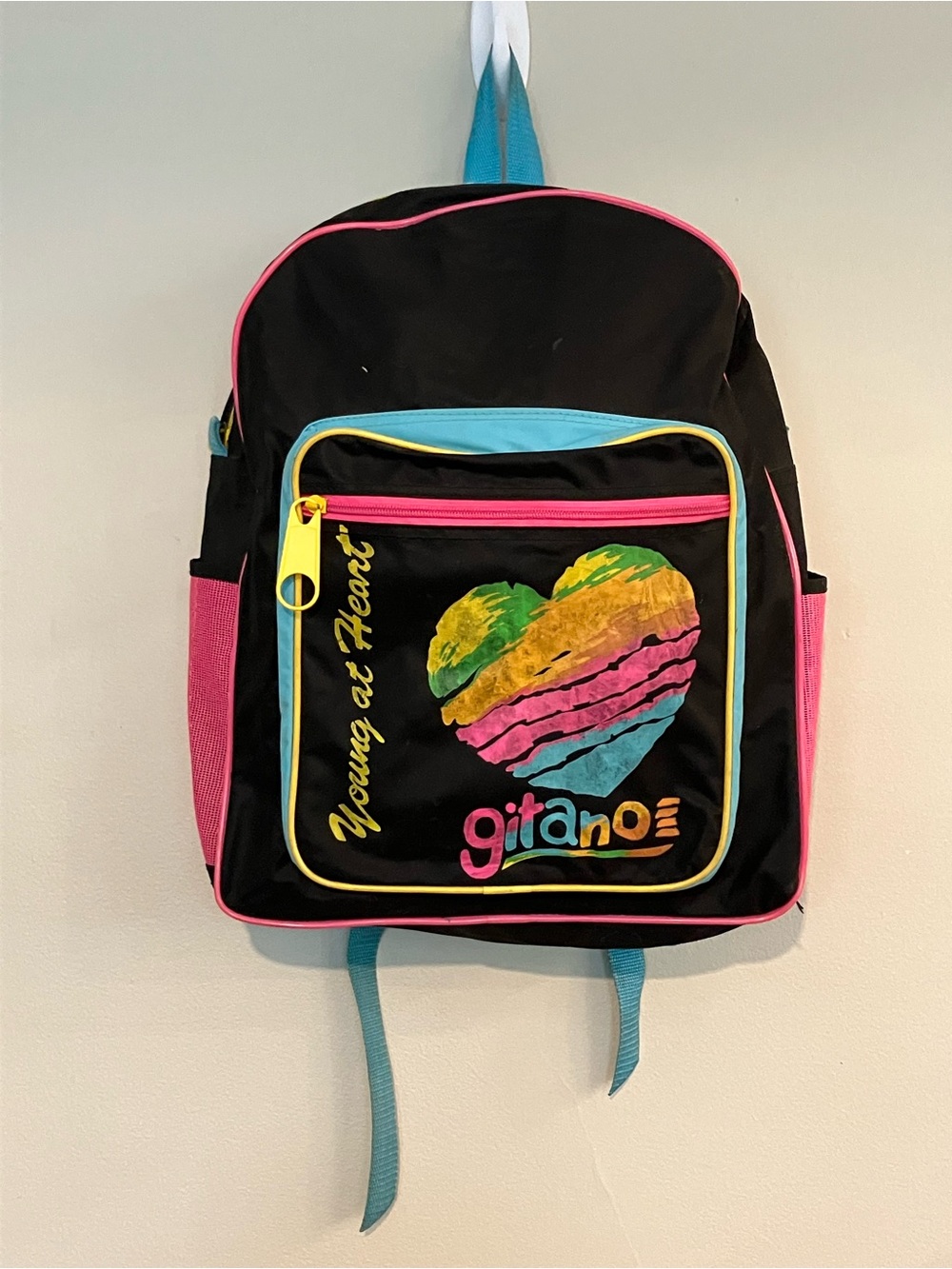 Vintage Gitano Young At Heart Color Block Backpack